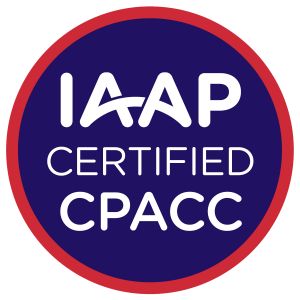 IAAP Certified CPACC — Certified Professional in Accessibility Core Competencies